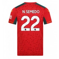 Dres Wolves Nelson Semedo #22 Gostujuci 2023-24 Kratak Rukav